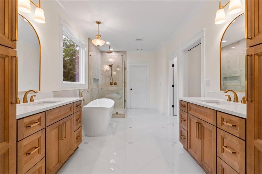 Furnished interior view inside a new home in , Winder (Image 35).