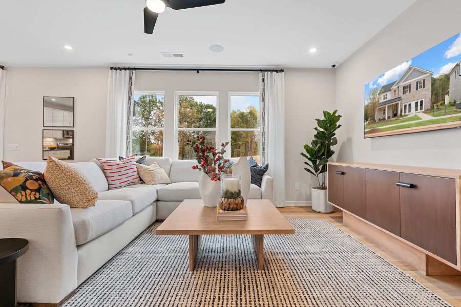 Representative furnished interior of a home built from the Henderson by Tri Pointe Homes in Alton Creek, Mint Hill (Image 26).