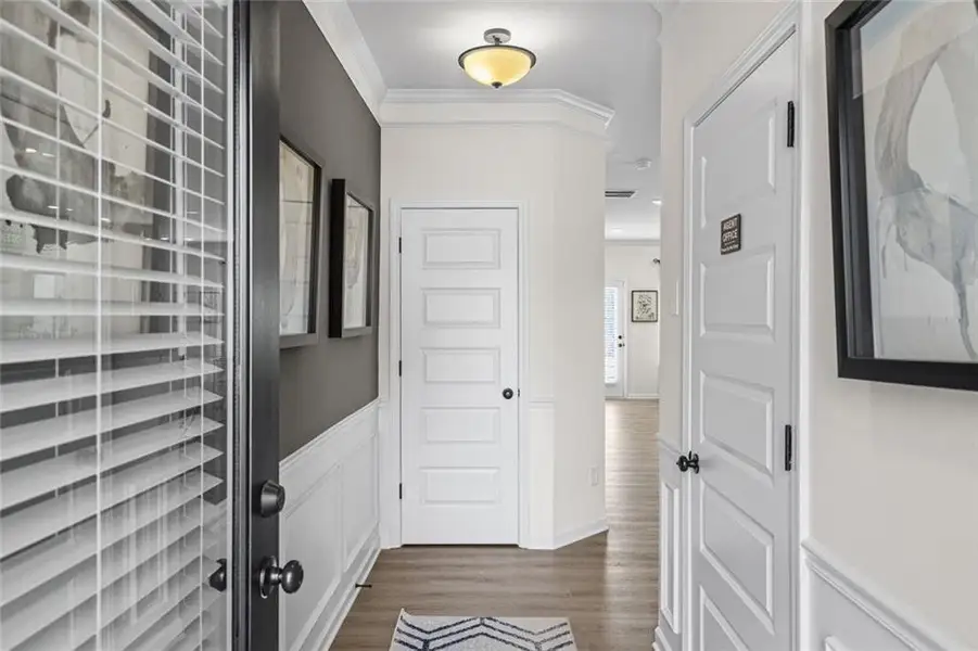 Furnished interior view inside a new home in Trinity Station, Auburn (Image 24).
