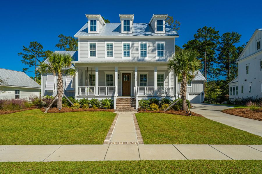 Exterior details and patio area of a home in Carolina Park: Riverside, Mount Pleasant (Image 3).
