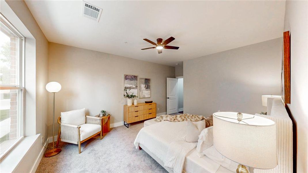 Furnished interior view inside a new home in , Denton (Image 9).