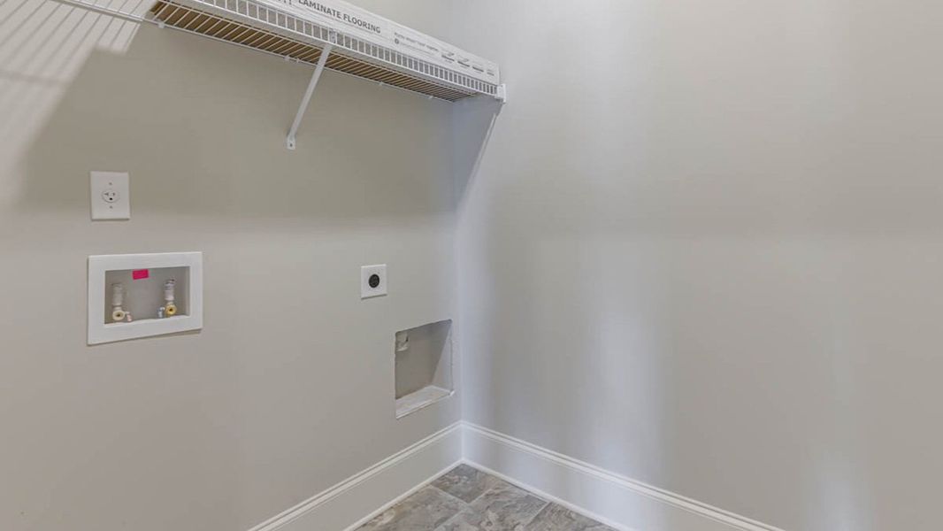Representative unfurnished interior of a home built from the CLAIBORNE by D.R. Horton in Rolling Hills, Bolivia (Image 14). Representative unfurnished interior of a home built from the CLAIBORNE by D.R. Horton in Rolling Hills, Bolivia (Image 14).