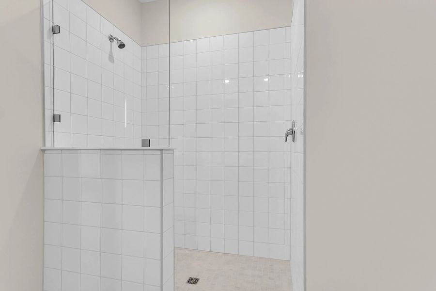 Zero-Entry Shower