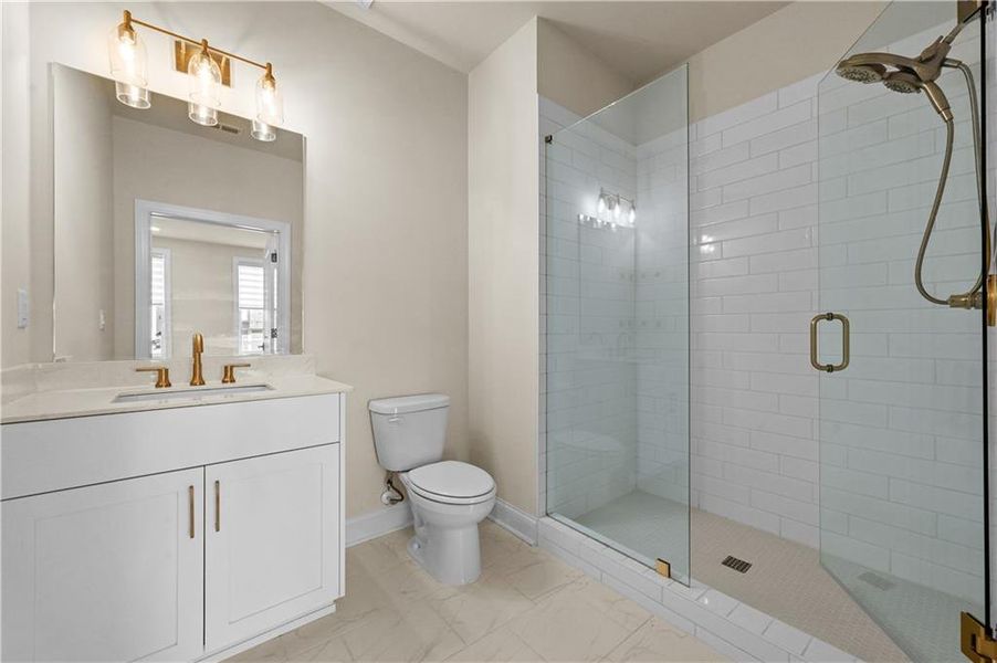 Furnished interior view inside a new home in , Johns Creek (Image 7).