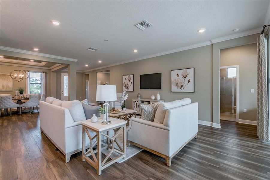 Furnished interior view inside a new home in , Tarpon Springs (Image 7).