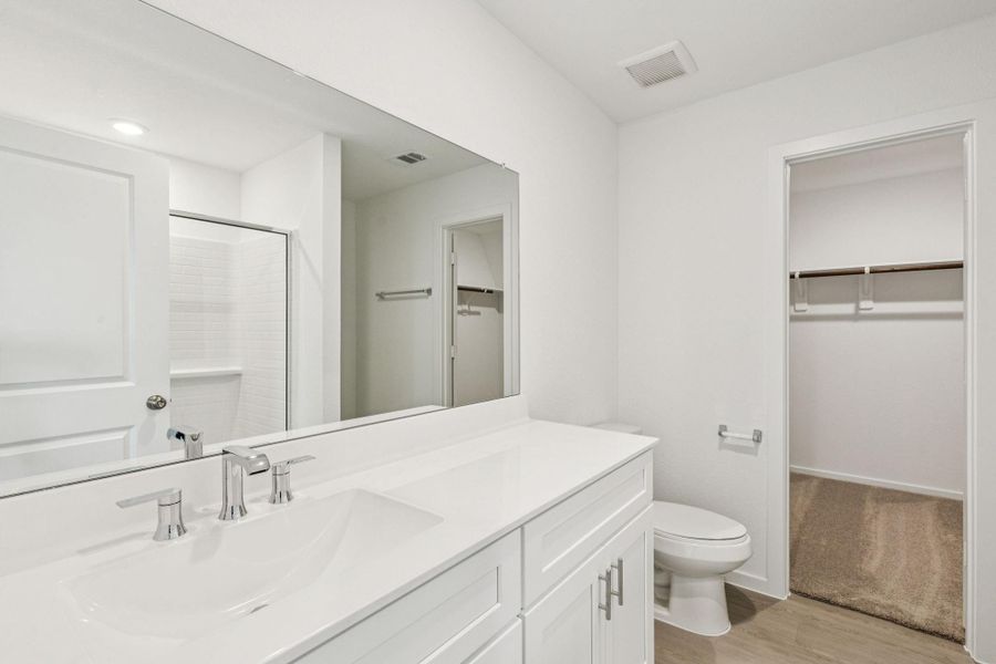 Furnished interior view inside a new home in Mavera, Conroe (Image 9).