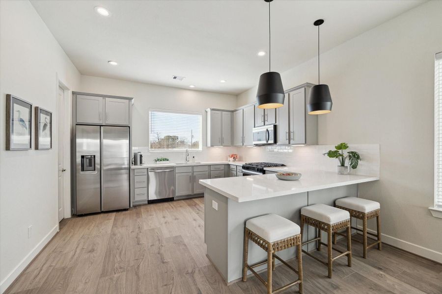 Photos are representative. Layout and selections may vary. Photos are representative. Layout and selections may vary.