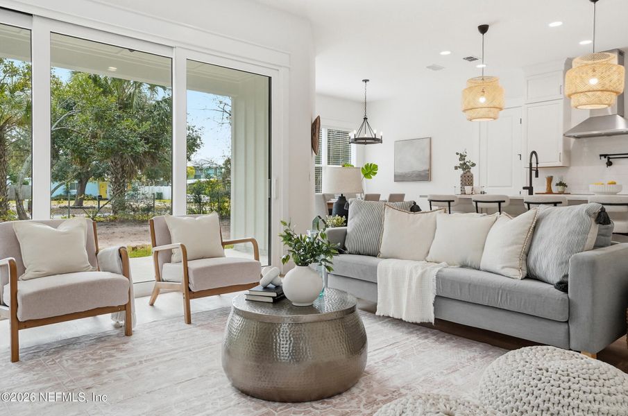 Furnished interior view inside a new home in , Jacksonville Beach (Image 16).