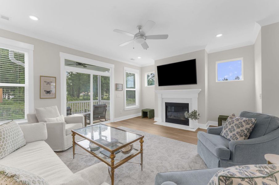 Furnished interior view inside a new home in , Charleston (Image 8).