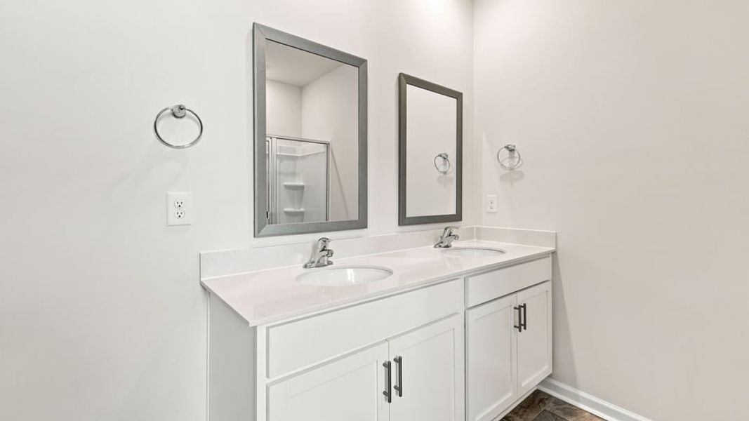 Furnished interior view inside a new home in Durbin Meadows Traditions, Fountain Inn (Image 10).