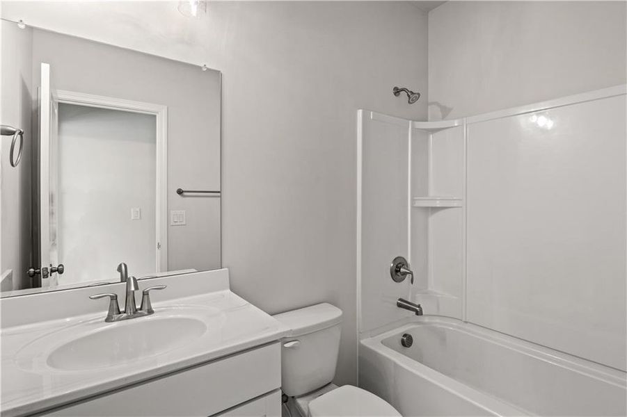 Furnished interior view inside a new home in Enclave at Parkway Village, Fairburn (Image 4).