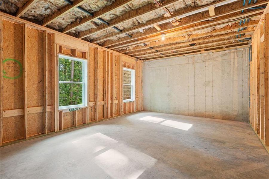 In-progress construction of a new home in , Ball Ground, GA (Image 51).