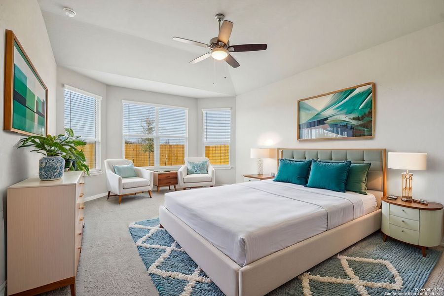 Furnished interior view inside a new home in Carmel Ranch, Schertz (Image 15).