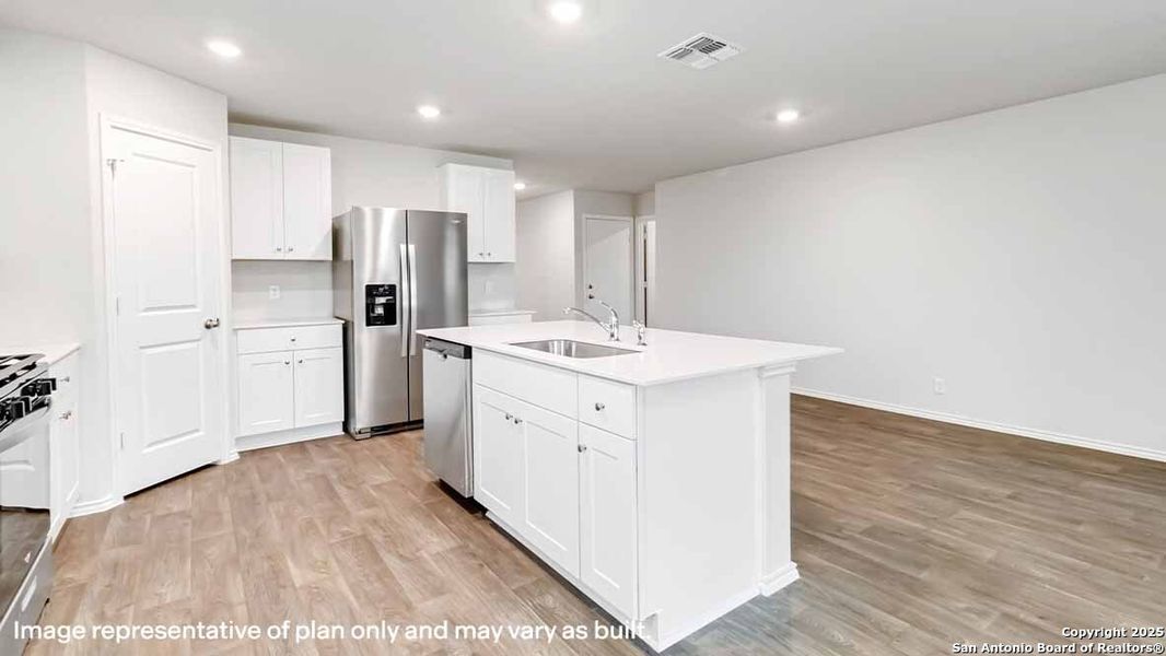 Furnished interior view inside a new home in Redbird Ranch, San Antonio (Image 9).
