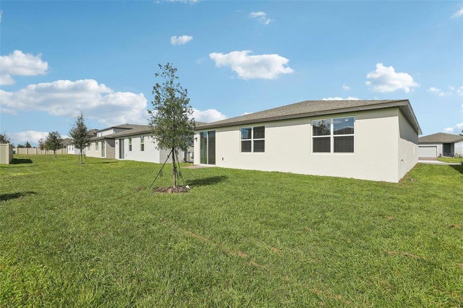 Exterior details and patio area of a home in Lawson Dunes - Signature Series, Haines City (Image 20). Exterior details and patio area of a home in Lawson Dunes - Signature Series, Haines City (Image 20).