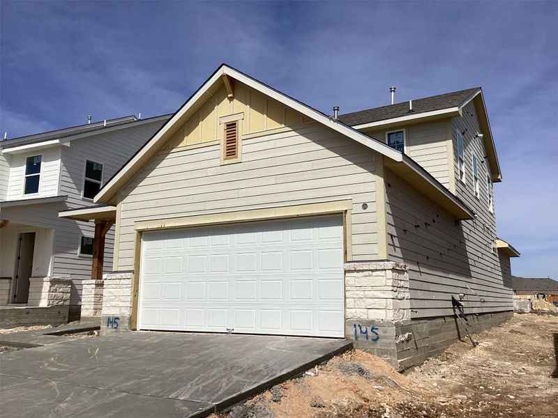 In-progress construction of a new home in Lariat, Liberty Hill, TX (Image 32).
