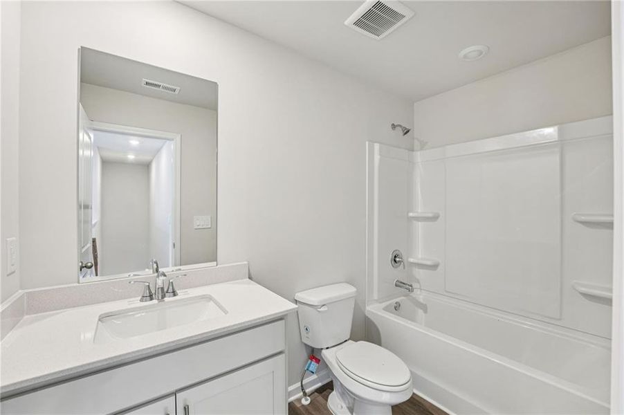 Furnished interior view inside a new home in Westmont Preserve, Powder Springs (Image 11).