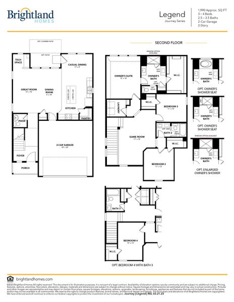 Legend Floor Plan