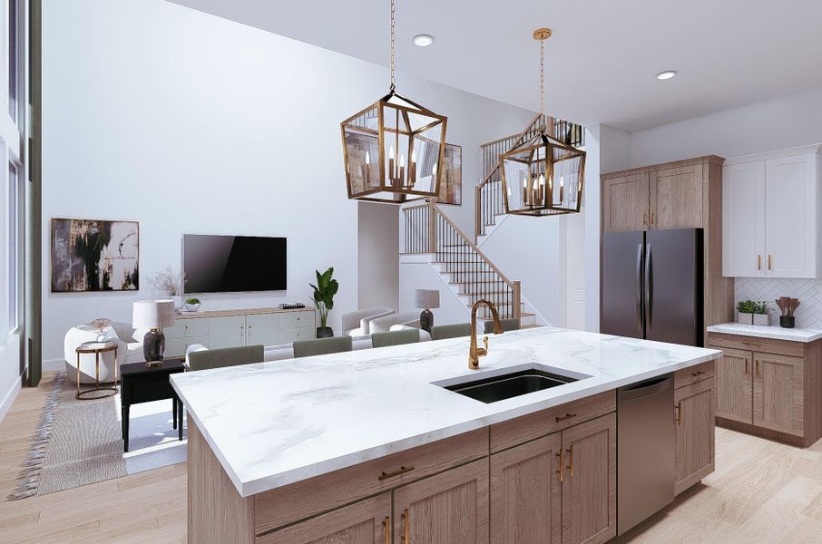 Furnished interior view inside a new home in Everly - 60', Hockley (Image 4).