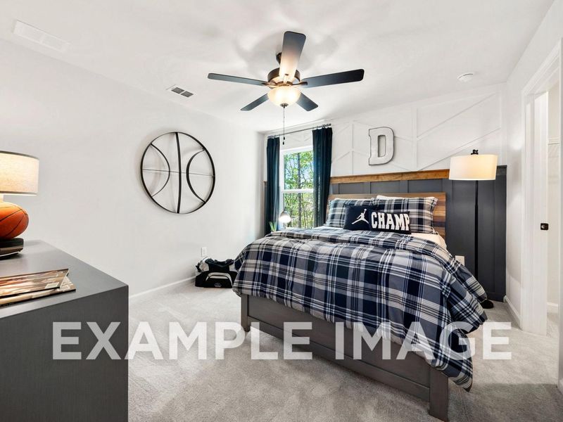 Representative furnished interior of a home built from the The Hickory B by Davidson Homes LLC in Melody Lakeside Estates, Buford (Image 42).