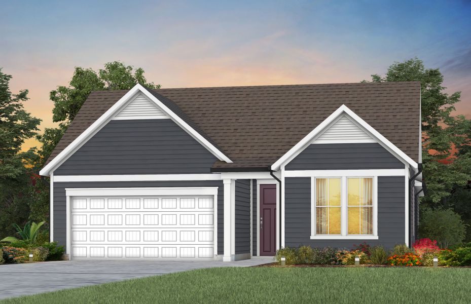 Front exterior of a new home in Del Webb Barton Village, Lebanon, TN, highlighting curb appeal (Image 22). Front exterior of a new home in Del Webb Barton Village, Lebanon, TN, highlighting curb appeal (Image 22).