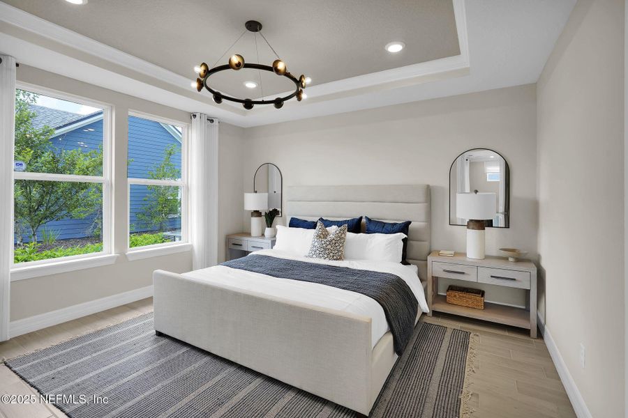 Furnished interior view inside a new home in Summer Bay at Grand Oaks, St. Augustine (Image 14).