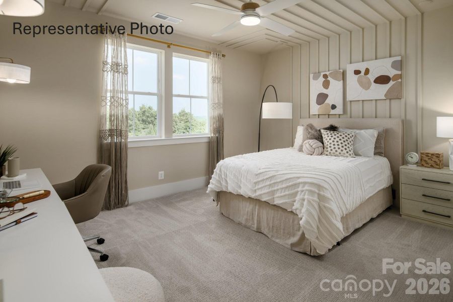 Furnished interior view inside a new home in , Fort Mill (Image 15). Furnished interior view inside a new home in , Fort Mill (Image 15).