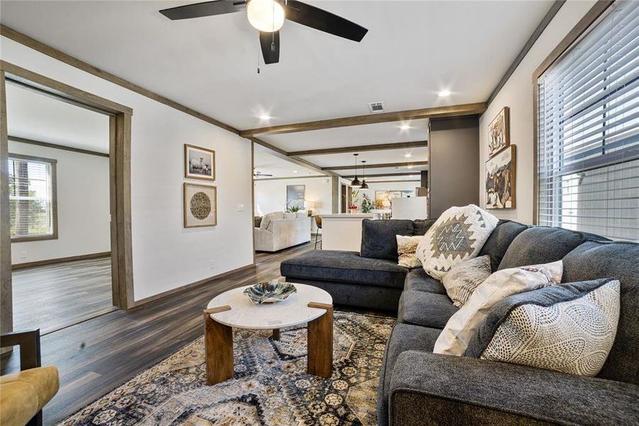 Furnished interior view inside a new home in , Poolville (Image 24).