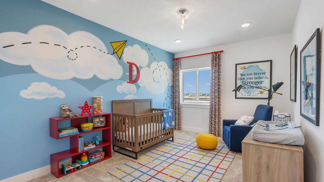 Furnished interior in a model home at Emerald Heights at Bridgeland Central – 35’ Alley in Cypress (Image 16). Furnished interior in a model home at Emerald Heights at Bridgeland Central – 35’ Alley in Cypress (Image 16).