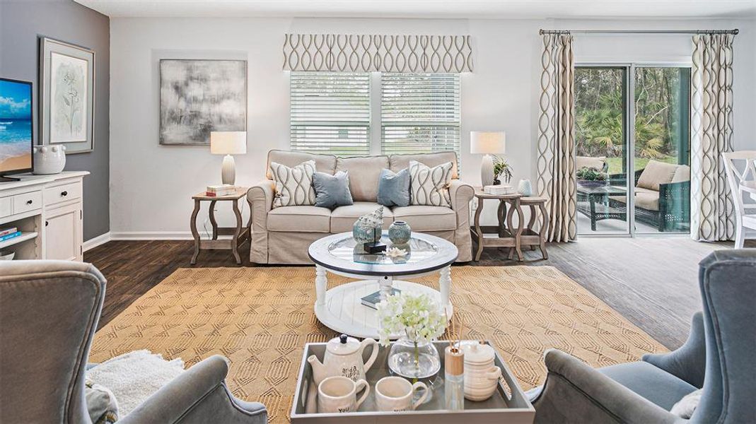 Furnished interior view inside a new home in , Palm Coast (Image 9).