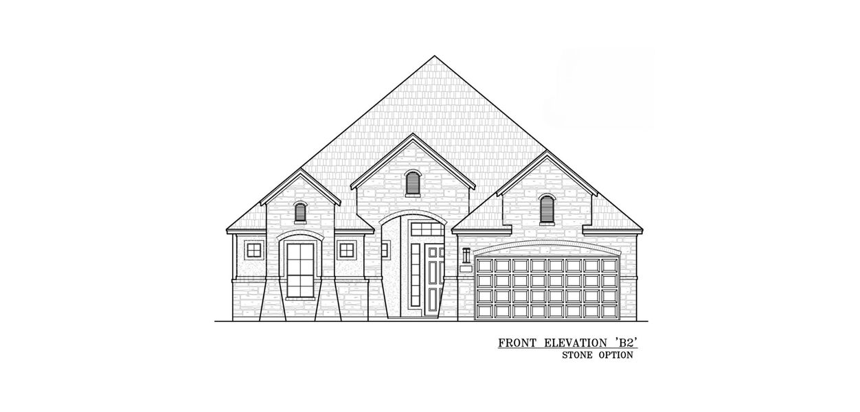 Exterior rendering of this home design in Audubon, Magnolia, TX (Image 5). Exterior rendering of this home design in Audubon, Magnolia, TX (Image 5).