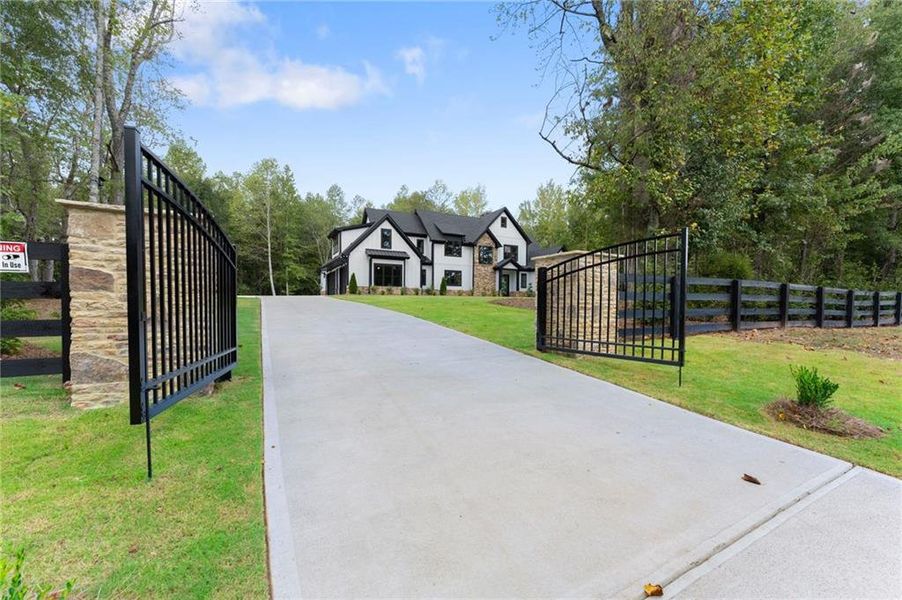 Front exterior of a new home in , Ball Ground, GA, highlighting curb appeal (Image 28).