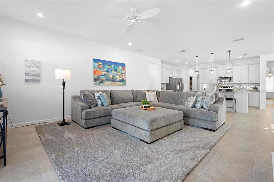 Furnished interior view inside a new home in Addison Landing, Deland (Image 45).
