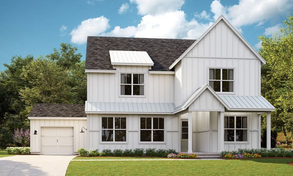 Representative exterior photo of a completed home built from the Coronado by Classica Homes in McLean - South Shore, Clover, SC (Image 22). Representative exterior photo of a completed home built from the Coronado by Classica Homes in McLean - South Shore, Clover, SC (Image 22).