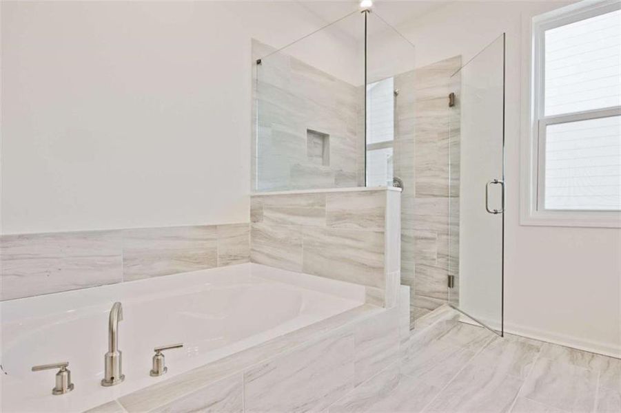 Furnished interior view inside a new home in The Paddocks at Doc Hughes, Buford (Image 10).