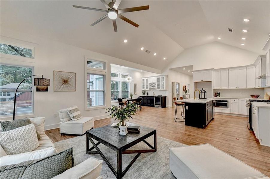 Furnished interior view inside a new home in , Atlanta (Image 29).