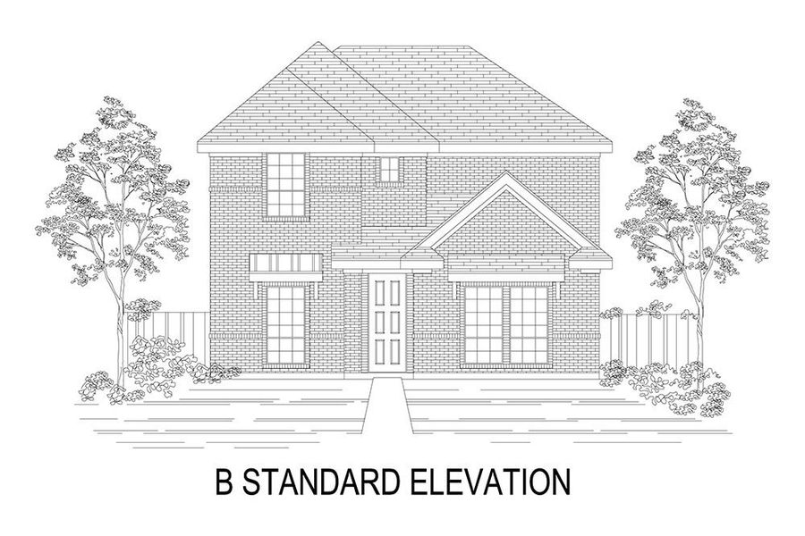 Representative rendering of the exterior for the Fork R by First Texas Homes (Image 5).