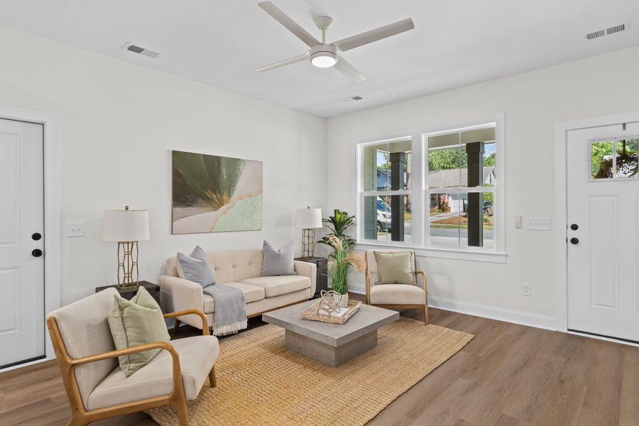 Furnished interior view inside a new home in , Summerville (Image 12).