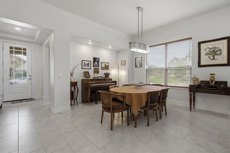 Furnished interior view inside a new home in , Denton (Image 26).