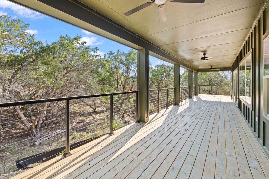 Huge main level porch.