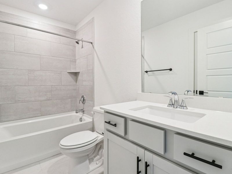 Furnished interior view inside a new home in Sagebrooke - Classic Series, San Antonio (Image 13).