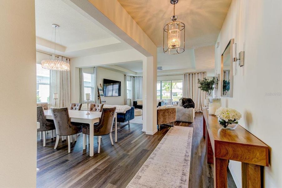 Furnished interior view inside a new home in Archers Mill, Ormond Beach (Image 45).