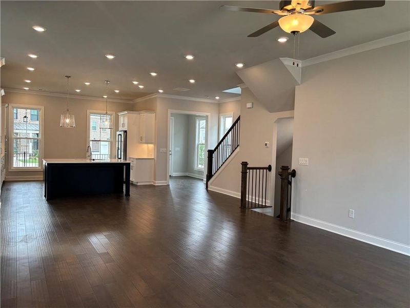 Spacious, unfurnished interior of a new home in Brackley Single Family, Cumming (Image 49).