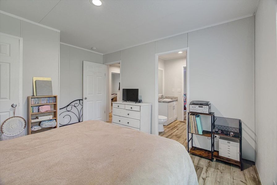 Furnished interior view inside a new home in , Cleveland (Image 11).