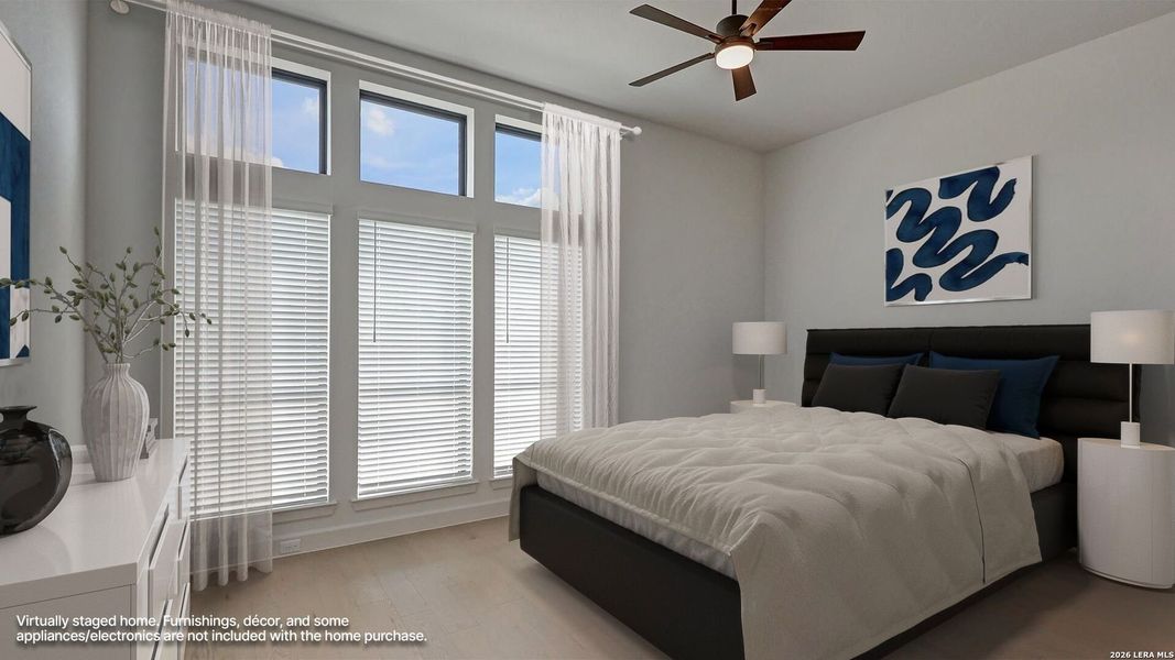 Furnished interior view inside a new home in George's Ranch, Boerne (Image 12).