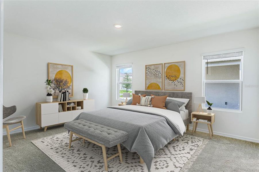 Furnished interior view inside a new home in Crossroads at Kelly Park, Apopka (Image 6).