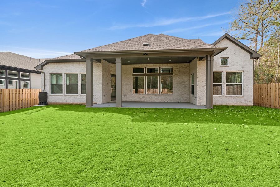 Full gutters, sprinkler system and brick exterior!