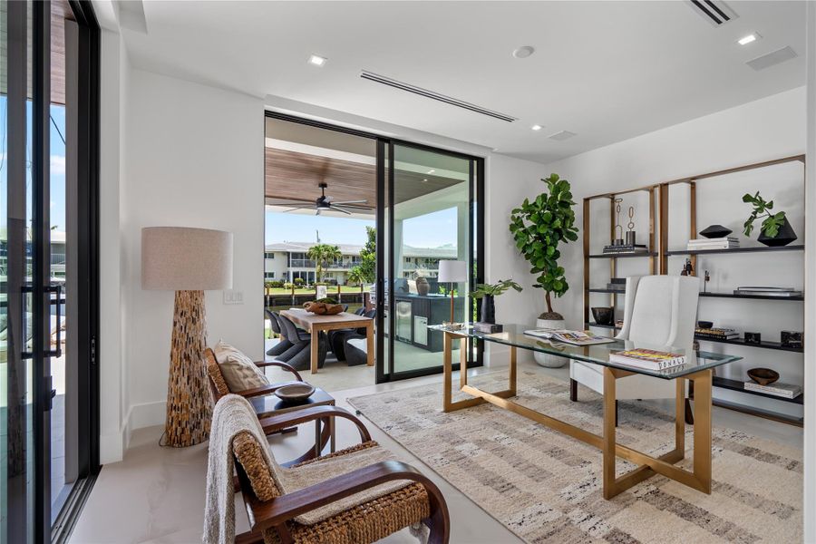 Furnished interior view inside a new home in , Fort Lauderdale (Image 16). Furnished interior view inside a new home in , Fort Lauderdale (Image 16).