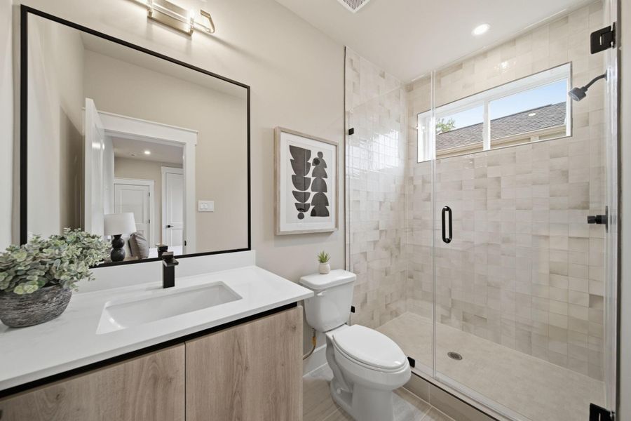 Furnished interior view inside a new home in , Houston (Image 6).
