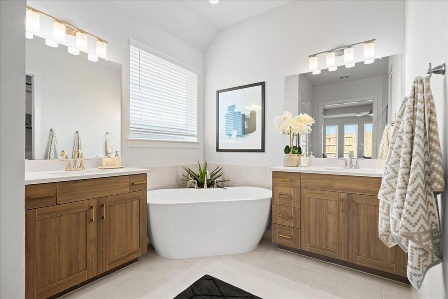 Furnished interior view inside a new home in Broken Oak, Georgetown (Image 36).